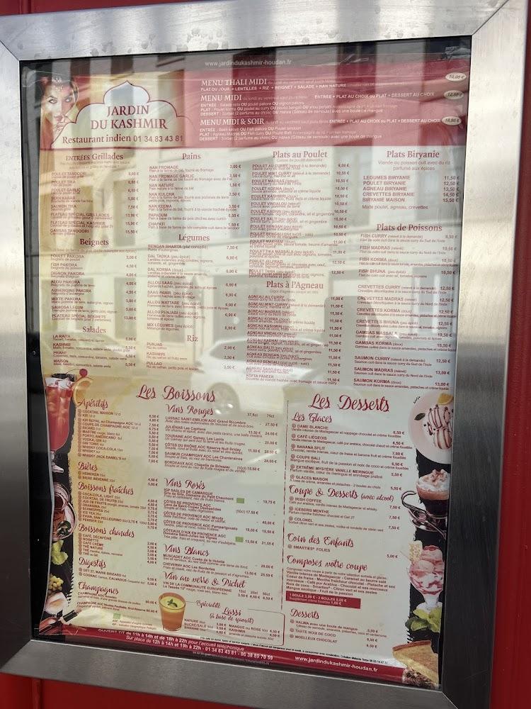 Jardin du kashmir - Menu Image 1